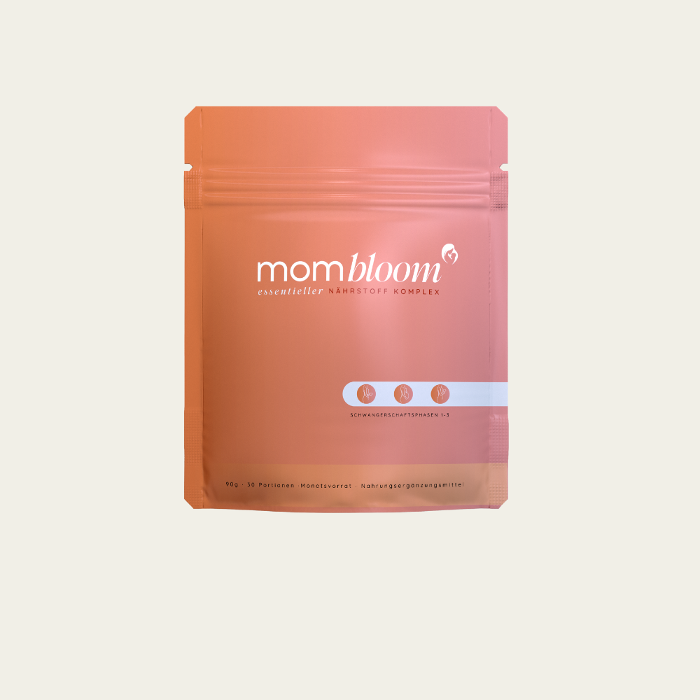 mombloom essentials Pulver für Kinderwunsch, Schwangerschaft & Stillzeit