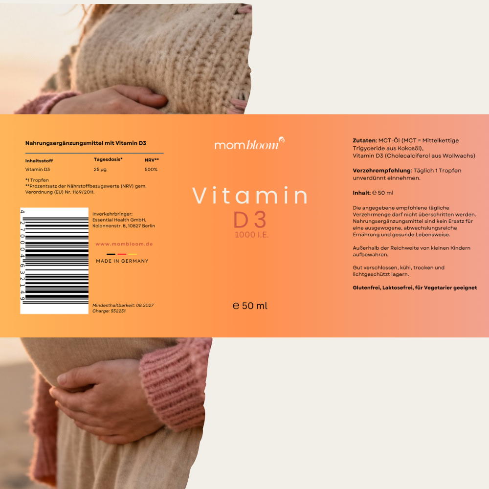 mombloom Vitamin D3 1.000 iE