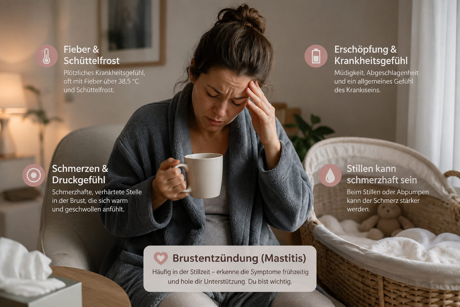 Lecithin in der Stillzeit: Was bei Milchstau, verstopften Milchgängen und Mastitis dahintersteckt