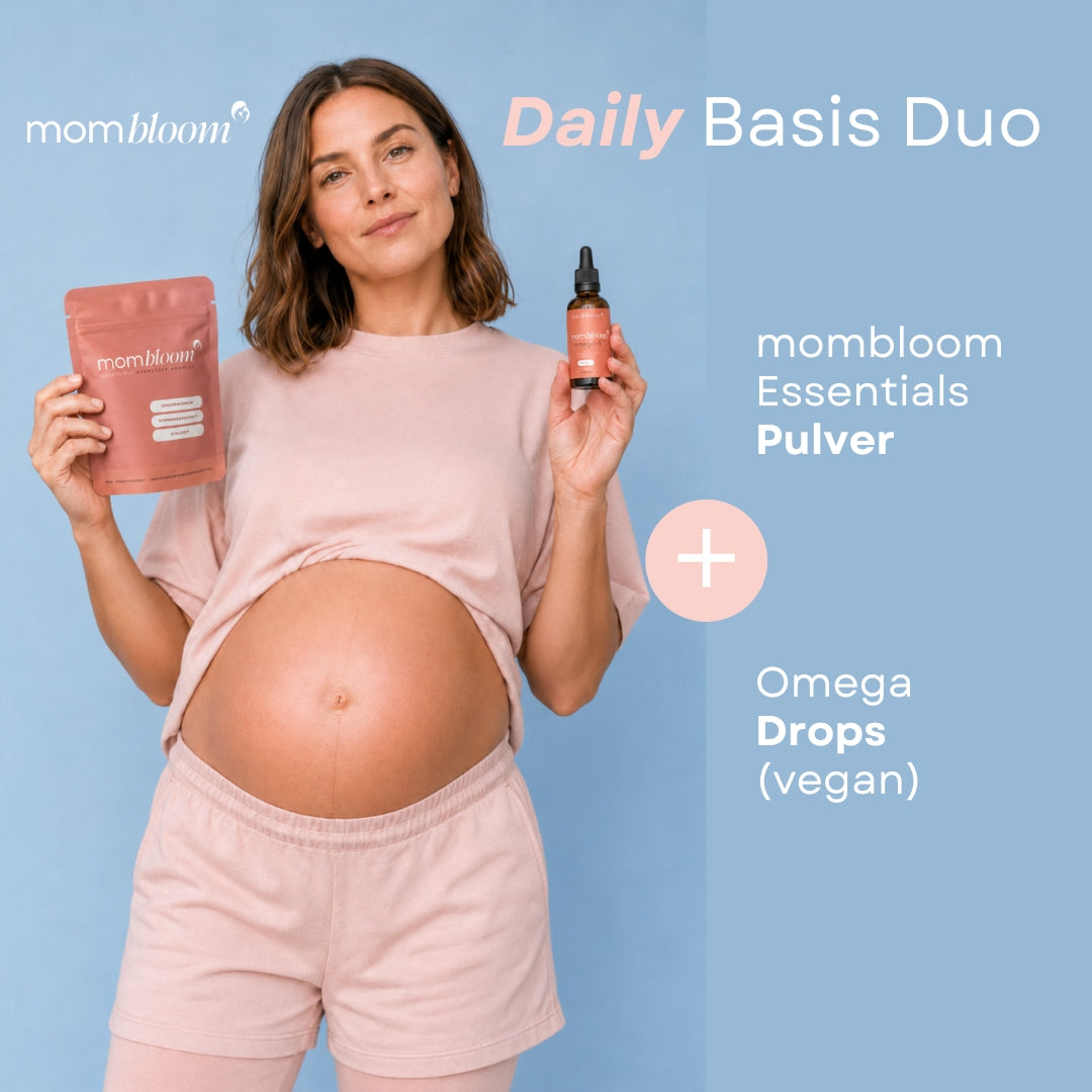 mombloom Daily Basis Duo  - Essentials + Omega Drops (vegan)