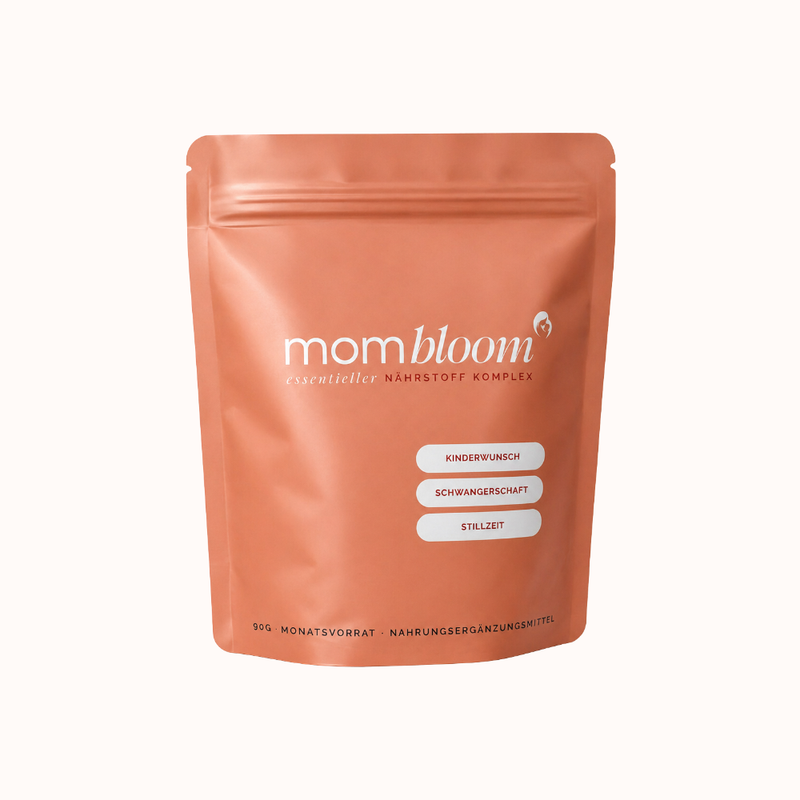 mombloom essentials Pulver für Kinderwunsch, Schwangerschaft & Stillzeit