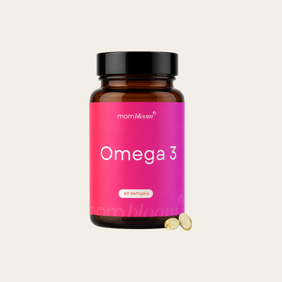 Apothekerglas mombloom Omega-3 Kapseln