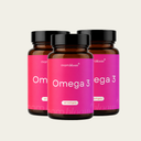 mombloom Omega-3 Kapseln im Apothekerglas